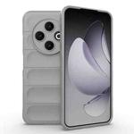 For Tecno Spark 30C 4G Global Magic Shield TPU + Flannel Phone Case(Grey)
