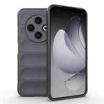For Tecno Spark 30C 4G Global Magic Shield TPU + Flannel Phone Case(Dark Grey)