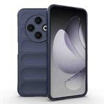 For Tecno Spark 30C 4G Global Magic Shield TPU + Flannel Phone Case(Dark Blue)