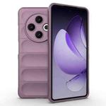For Tecno Spark 30 4G Global Magic Shield TPU + Flannel Phone Case(Purple)