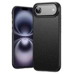 For iPhone 17 Air Kevlar Fiber Shockproof MagSafe Phone Case(Black)