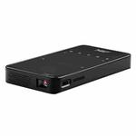 S90 DLP Android 9.0 2GB+32GB 4K Mini WiFi Smart Projector, Power Plug:EU Plug(Black)