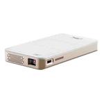 S90 DLP Android 9.0 2GB+32GB 4K Mini WiFi Smart Projector, Power Plug:UK Plug(White)