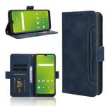 For Cricket  Icon5 Skin Feel Calf Texture Card Slots Leather Phone Case(Blue)