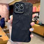 For iPhone 16 Pro Max Frosted Wrinkles Texture TPU Phone Case(Black)