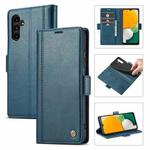 For Samsung Galaxy A55 5G LC.IMEEKE Skin-friendly Card Slots Leather Phone Case(Blue)