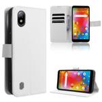 For Boost Mobile Bounce 4G Diamond Texture Leather Phone Case(White)