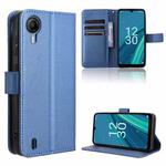 For Cricket Debut S2 U380AC Diamond Texture Leather Phone Case(Blue)