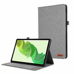 For Honor MagicPad 2 12.3 Fabric Texture Horizontal Flip Leather Tablet Case(Gray)