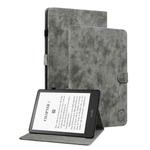 For Amazon Kindle Paperwhite 12th Gen 2024 Tiger Pattern Flip Leather Tablet Case(Grey)