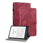 For Amazon Kindle Paperwhite 12th Gen 2024 Tiger Pattern Flip Leather Tablet Case(Red)