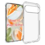 For Google Pixel 10 / 10 Pro Shockproof Non-slip Thickening TPU Phone Case(Transparent)