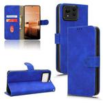 For ASUS Zenfone 11 Ultra Skin Feel Magnetic Flip Leather Phone Case(Blue)