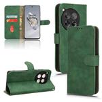 For OnePlus Ace 3 Skin Feel Magnetic Flip Leather Phone Case(Green)