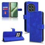 For OnePlus Ace 3 Pro Skin Feel Magnetic Flip Leather Phone Case(Blue)