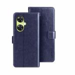 For OnePlus Nord CE 3 Lite idewei Crazy Horse Texture Leather Phone Case(Blue)