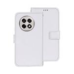 For OnePlus 13R idewei Crazy Horse Texture Leather Phone Case(White)