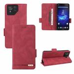 For ASUS Zenfone 8 / 8 Pro Magnetic Clasp Leather Phone Case(Red)