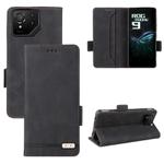 For ASUS ROG Phone 9 Magnetic Clasp Leather Phone Case(Black)