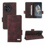 For OnePlus Ace 3 5G Magnetic Clasp Leather Phone Case(Brown)