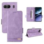 For OnePlus Nord 4 Magnetic Clasp Leather Phone Case(Purple)