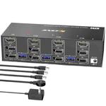 KC-KVM303DH 8K 60Hz USB3.0 DP+DP+HDMI Triple Monitors KVM Switch(EU Plug)