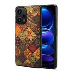 For Xiaomi Redmi Note 12 Turbo Four Seasons Flower Language Series TPU Phone Case(Autumn Yellow)