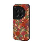 For OnePlus 12 Four Seasons Flower Language Series TPU Phone Case(Summer Red)