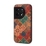 For OnePlus Ace 2 Four Seasons Flower Language Series TPU Phone Case(Winter Blue)