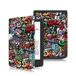 For PocketBook Verse Pro Painted Voltage Caster Leather Smart Tablet Case(Graffiti)