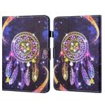 For Amazon Kindle Fire HD10 2023/2021 Coloured Drawing Stitching Smart Leather Tablet Case(Starry Sky Wind Chime)
