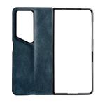 For Honor Magic V2 RSR Porsche Design Crazy Horse Pattern Folding Leather Phone Case(Blue)