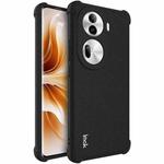 For OPPO Reno11 Pro 5G Global imak Shockproof Airbag TPU Phone Case(Matte Black)