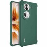 For OPPO Reno11 Pro 5G Global imak Shockproof Airbag TPU Phone Case(Matte Green)