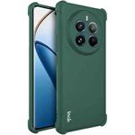 For Realme 12 Pro / 12 Pro+ 5G imak Shockproof Airbag TPU Phone Case(Matte Green)