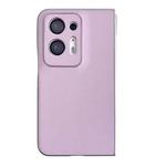 For OPPO Find N2 Morandi Pearlescent Paint Shockproof Phone Case(Pink)