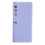 For Honor V Purse Morandi Pearlescent Paint Shockproof Phone Case(Purple)