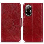 For Realme C67 4G Nappa Texture Horizontal Flip Leather Phone Case(Red)