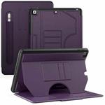 For iPad 10.2 2021 / 2020 / 10.5 Notebook Magnetic Leather Tablet Case(Purple)