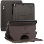 For iPad 10.2 2021 / 2020 / 10.5 Notebook Magnetic Leather Tablet Case(Brown)