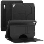 For iPad 9.7 2018 / 2017 / Air Notebook Magnetic Leather Tablet Case(Black)