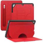 For iPad 9.7 2018 / 2017 / Air Notebook Magnetic Leather Tablet Case(Red)