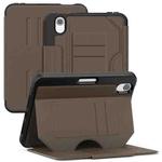 For iPad mini 2024 / mini 6 Notebook Magnetic Leather Tablet Case(Brown)