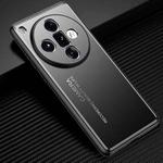 For OPPO Find X7 Ultra Frosted Metal Phone Case(Black)