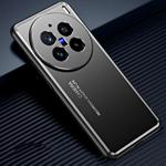 For vivo X200 Pro Frosted Metal Phone Case(Black)
