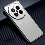 For vivo X200 Pro Frosted Metal Phone Case(Silver)