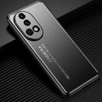 For Huawei nova 12 Frosted Metal Phone Case(Black)