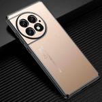 For OnePlus Ace 2 Pro Frosted Metal Phone Case(Gold)