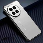 For OnePlus Ace 3 Pro Frosted Metal Phone Case(Silver)