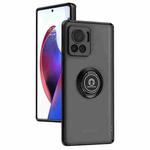For Motorola Edge 30 Ultra Q Shadow 1 Series TPU + PC Phone Case with Ring(Black+Black)